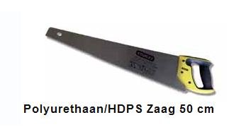  Zaag voor Polyurethaan/HDPS 50cm